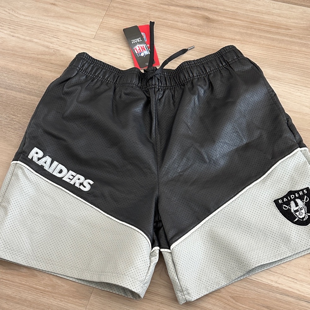 NFL Raiders Black and Gray shorts